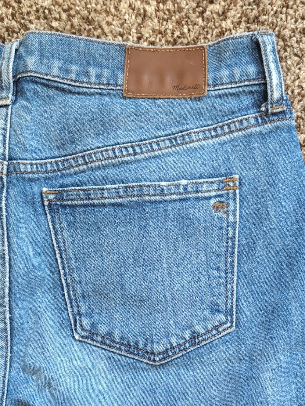 Madewell Slim Mid Rise Boy Jean Roomy Size 27 - Picture 9 of 13